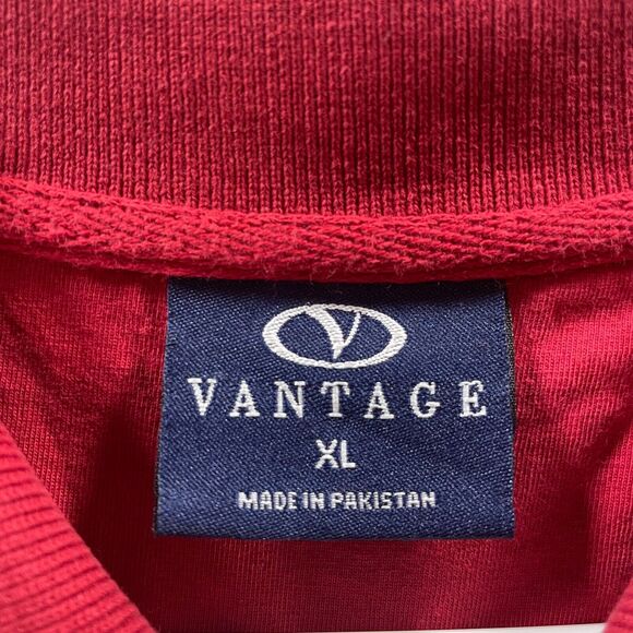 Vintage Alabama Crimson Tide Polo Shirt Mens Extra Large Red NCAA Football Y2K - Picture 7 of 12